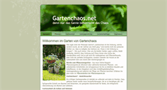 Desktop Screenshot of gartenchaos.net